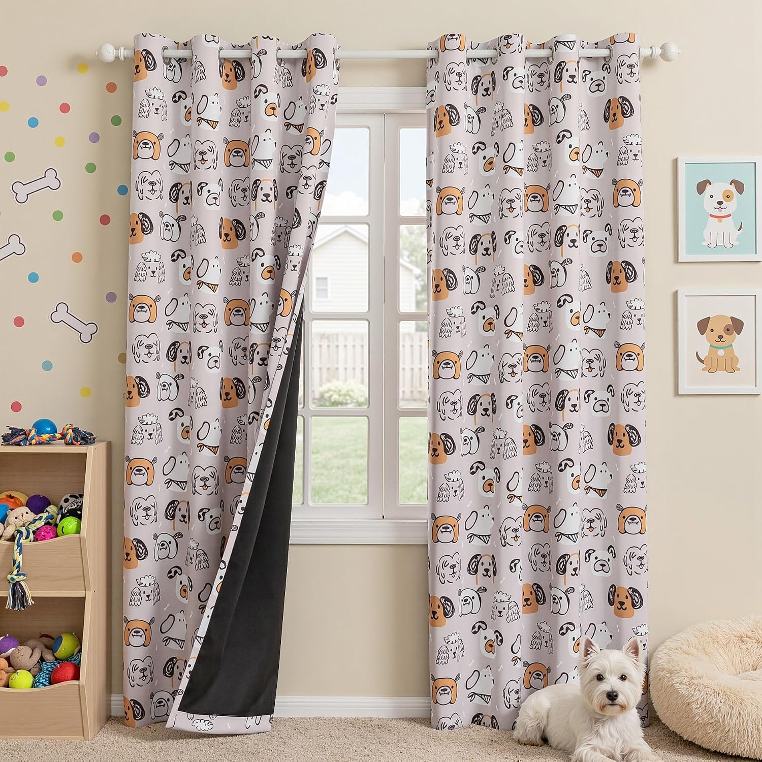 girl decor window treatments