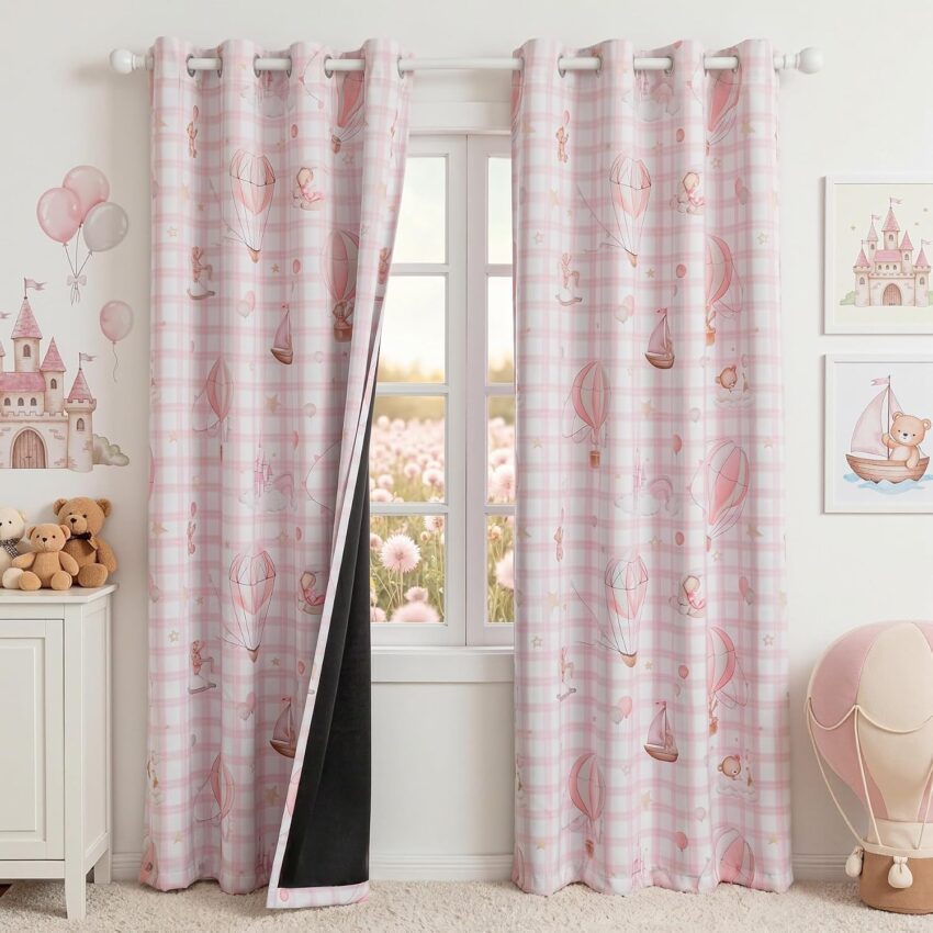 girl decor window treatments