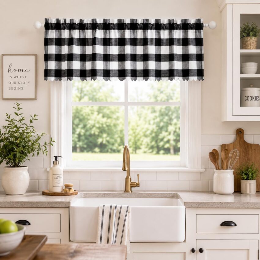 kitchen decor window treatments