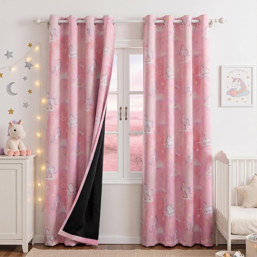 girl decor window treatments