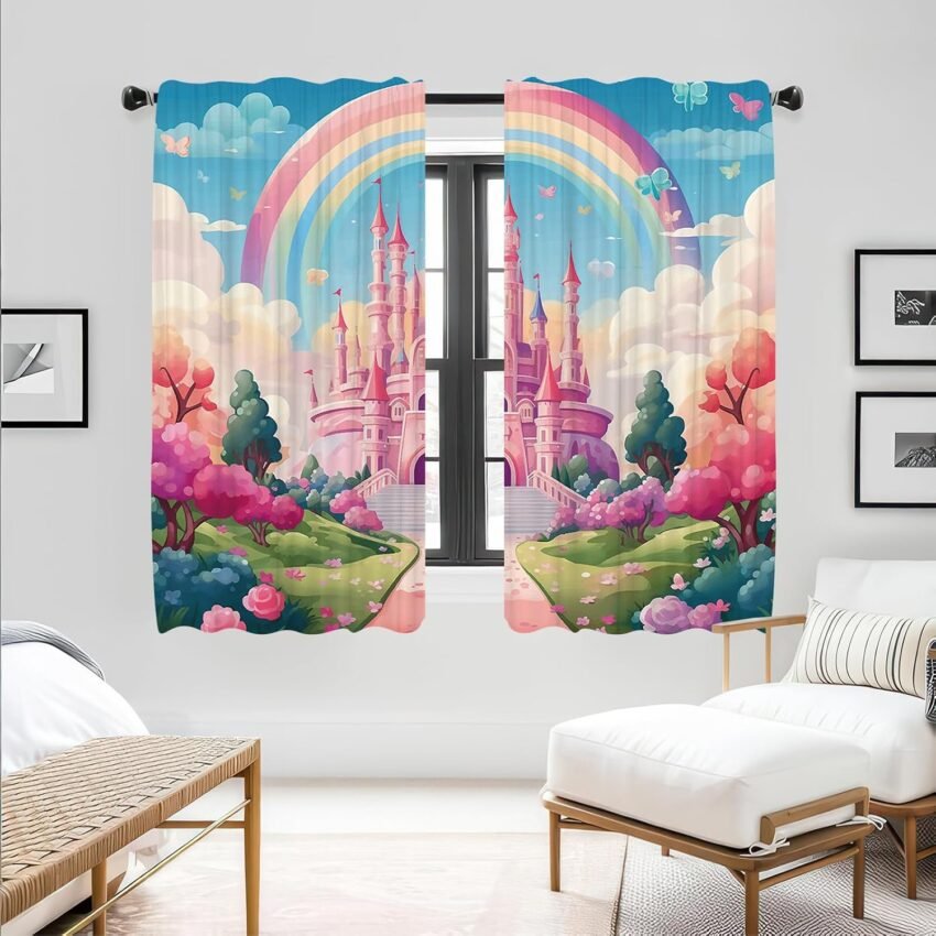 girl decor window treatments