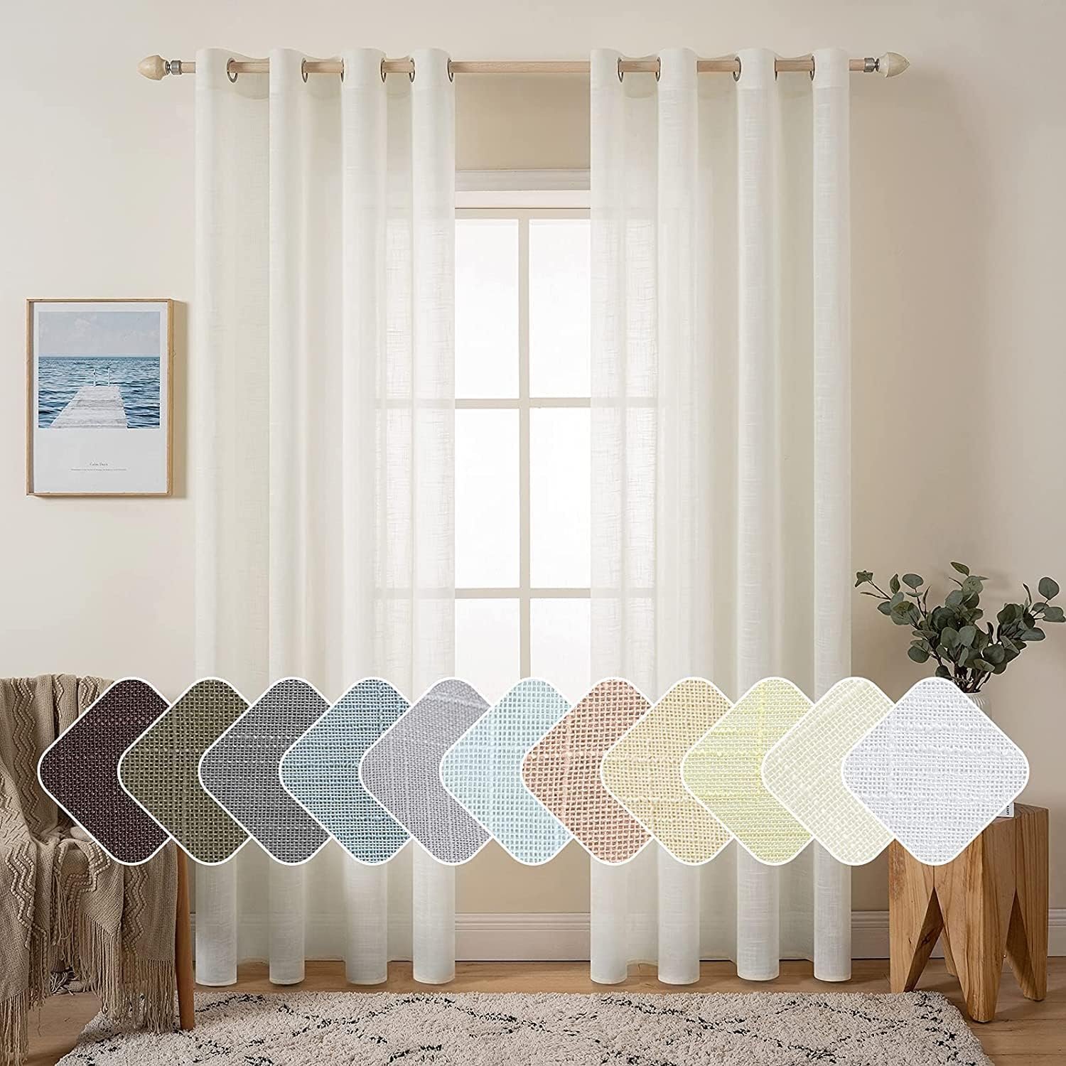 sheer decor window treatments