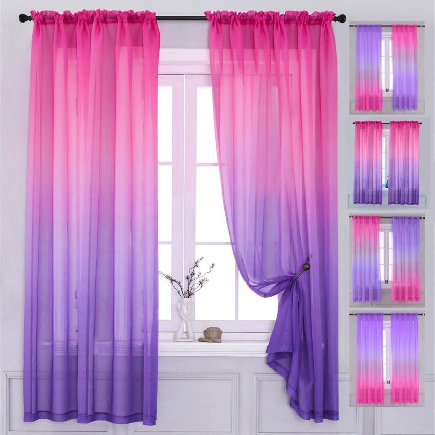 girl decor window treatments