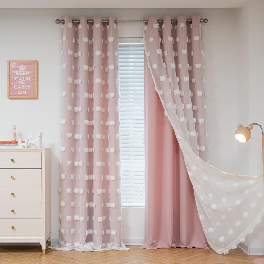 girl decor window treatments