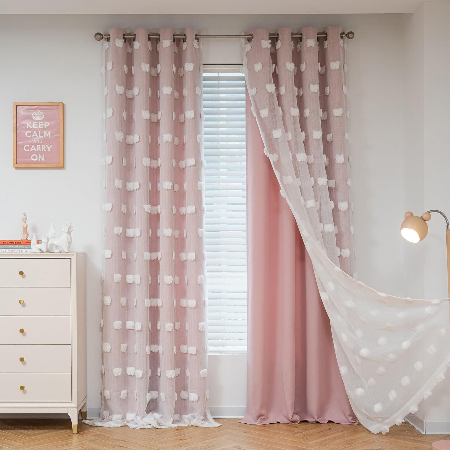 girl decor window treatments