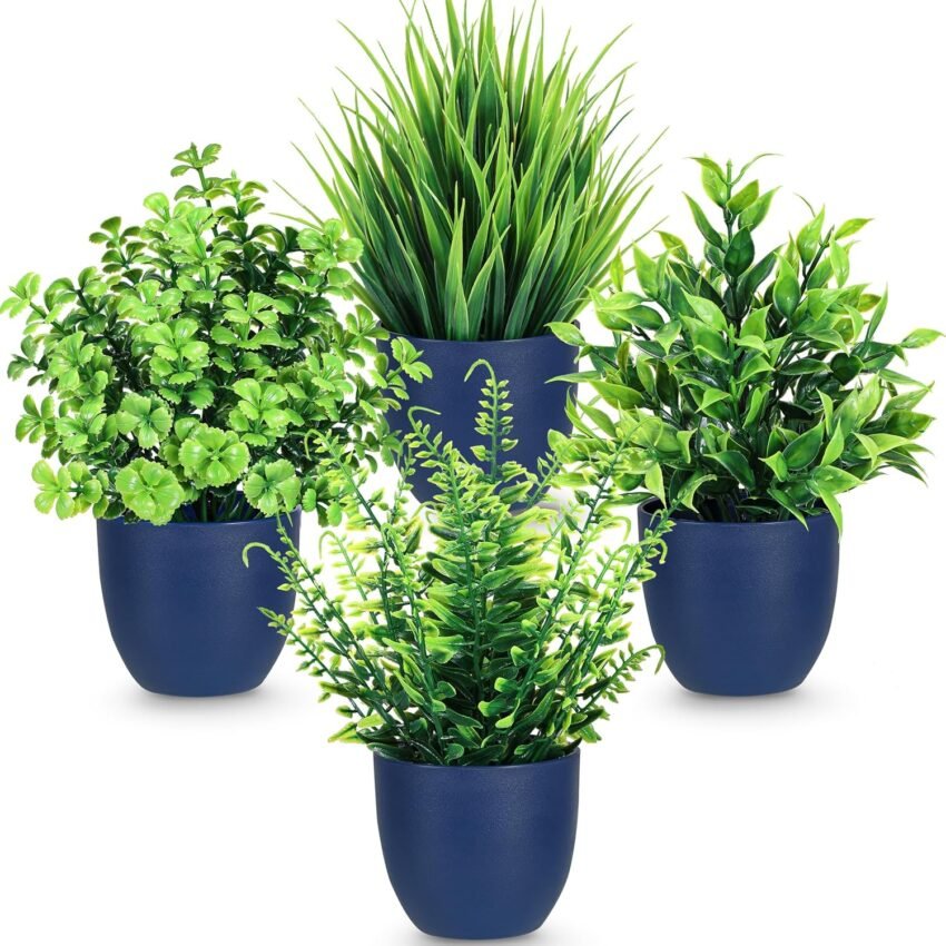 blue decor accessories