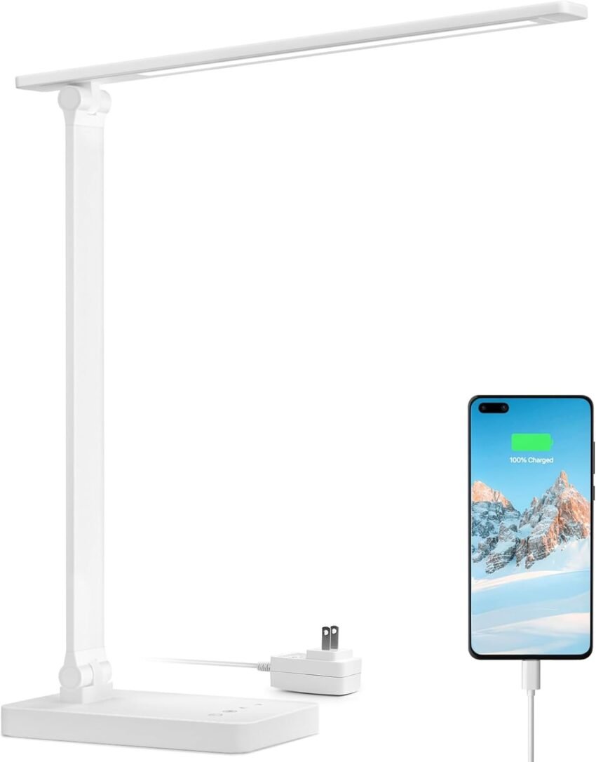 Amazon Basics Clip-On Desk Lamps