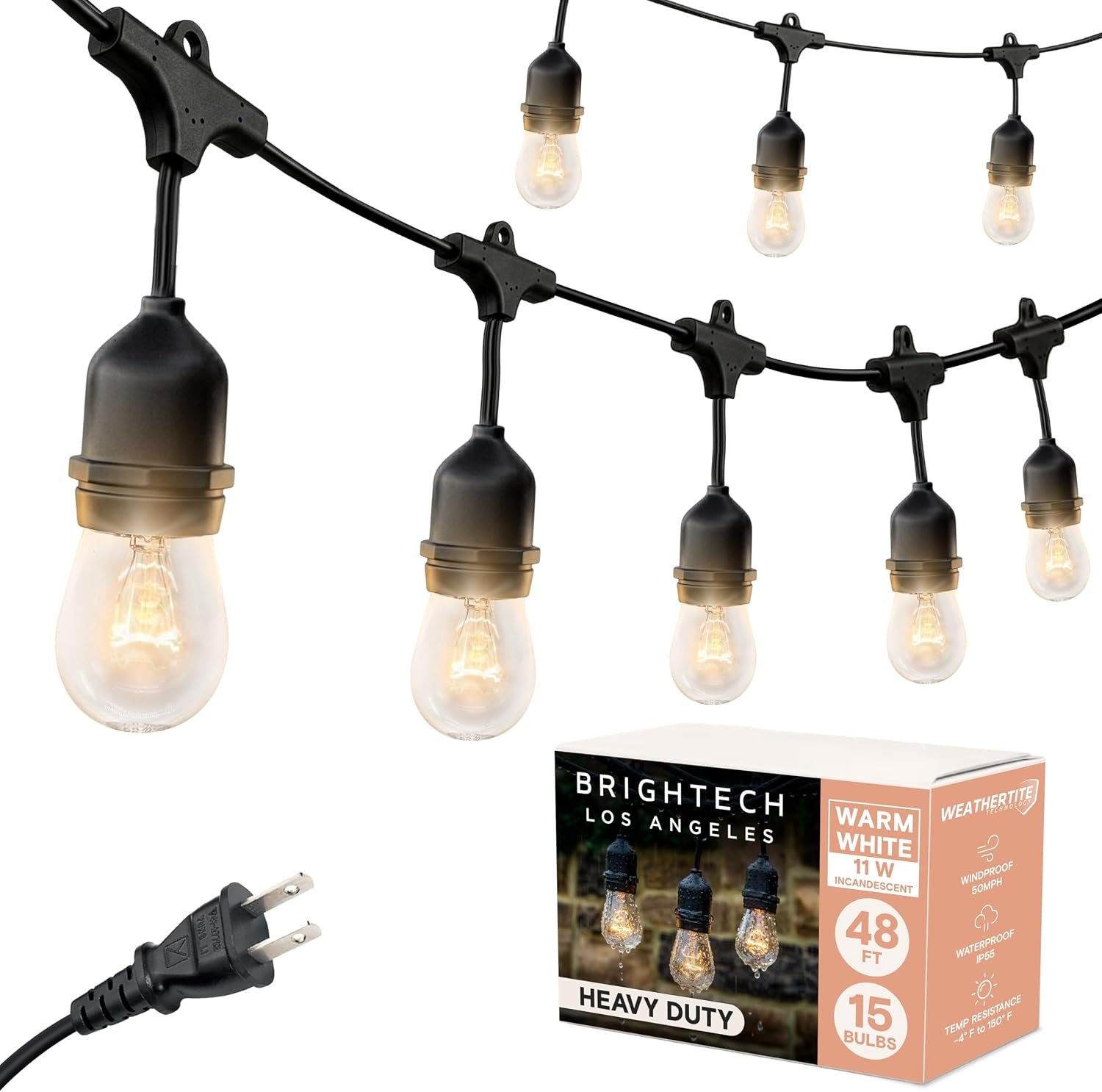 Amazon Basics Heavy Duty String Lights