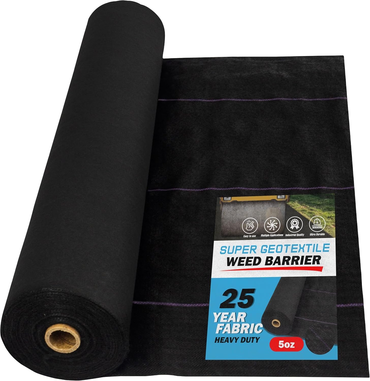 Amazon Basics Fabric Weed Barriers
