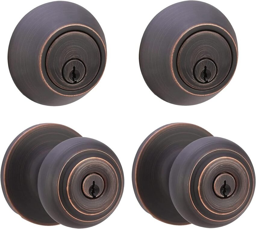 Amazon Basics Door Lock Knobs