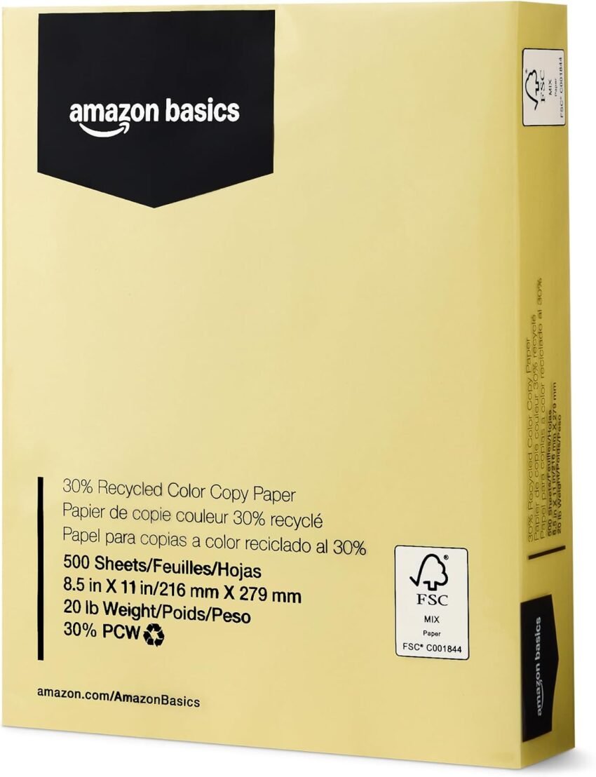 Amazon Basics 20lb Copy Printer Paper