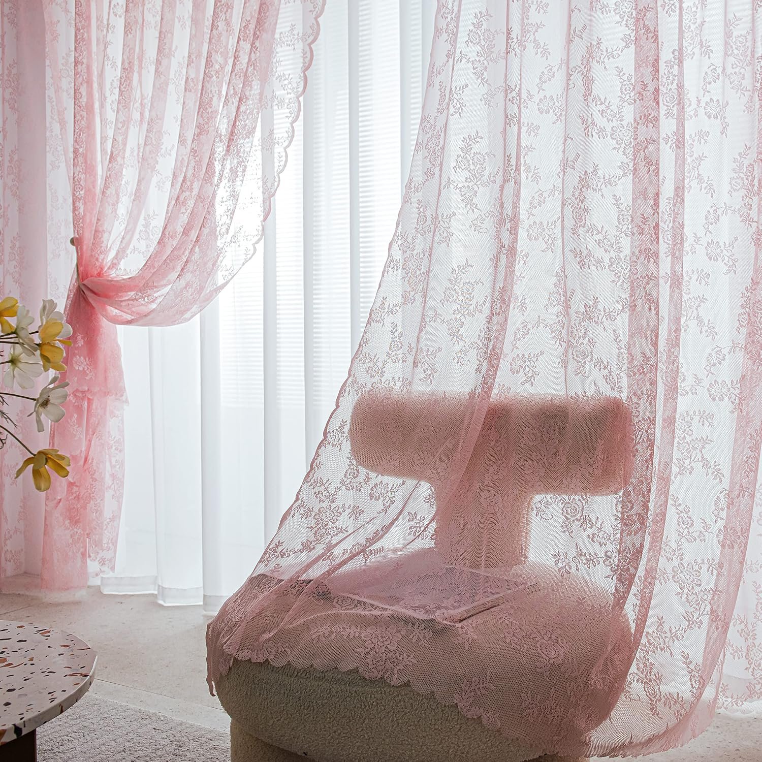 girl decor window treatments