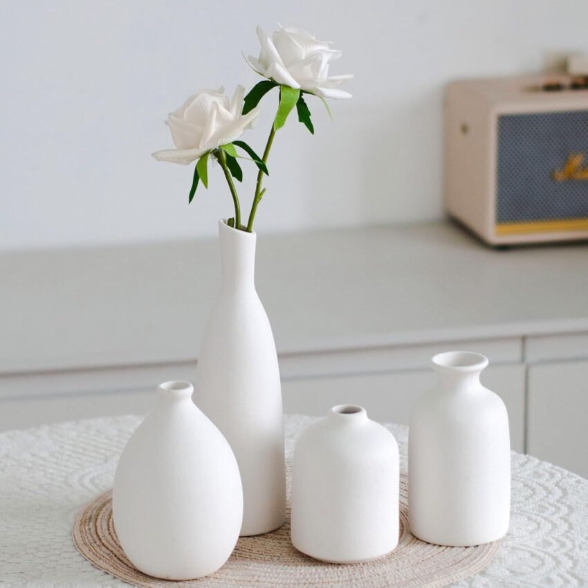 white decor accessories