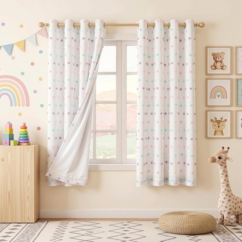 girl decor window treatments