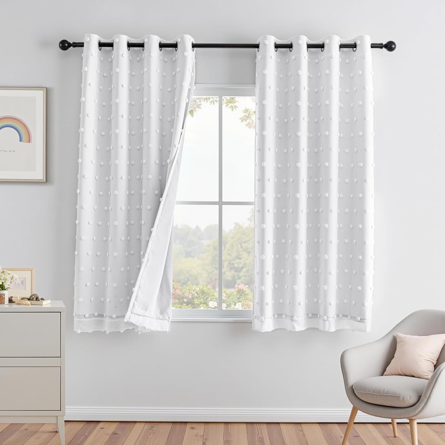 girl decor window treatments