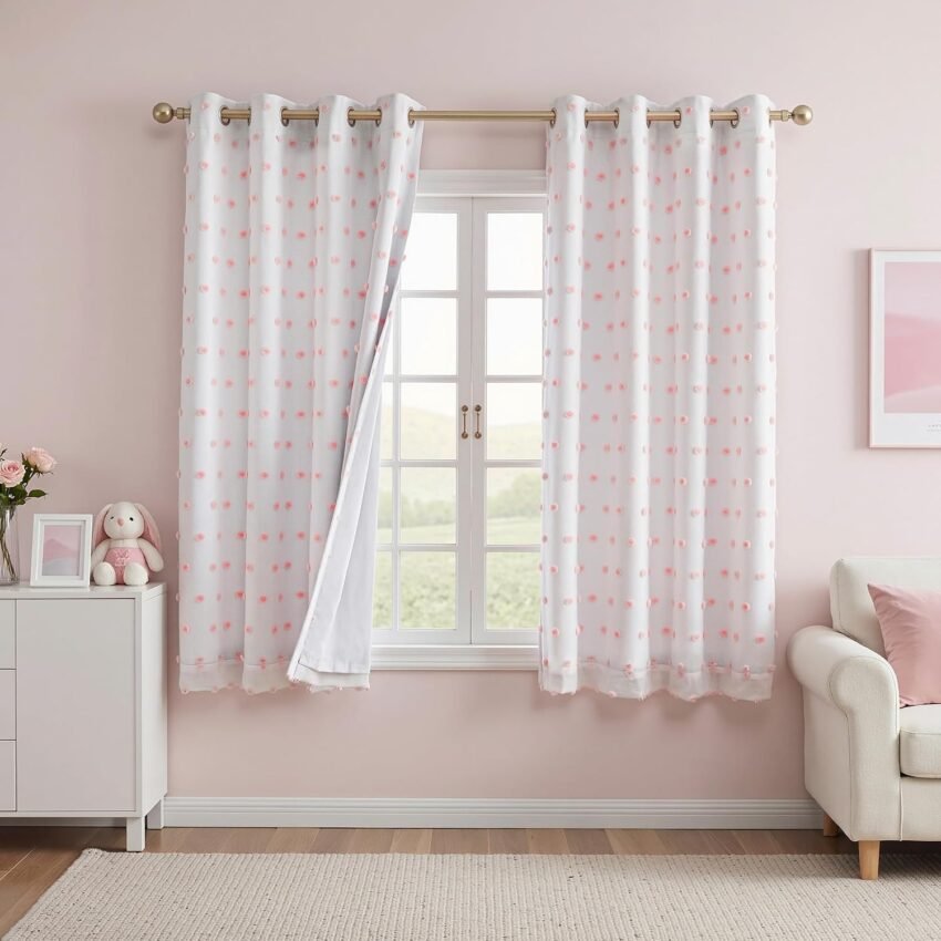 girl decor window treatments