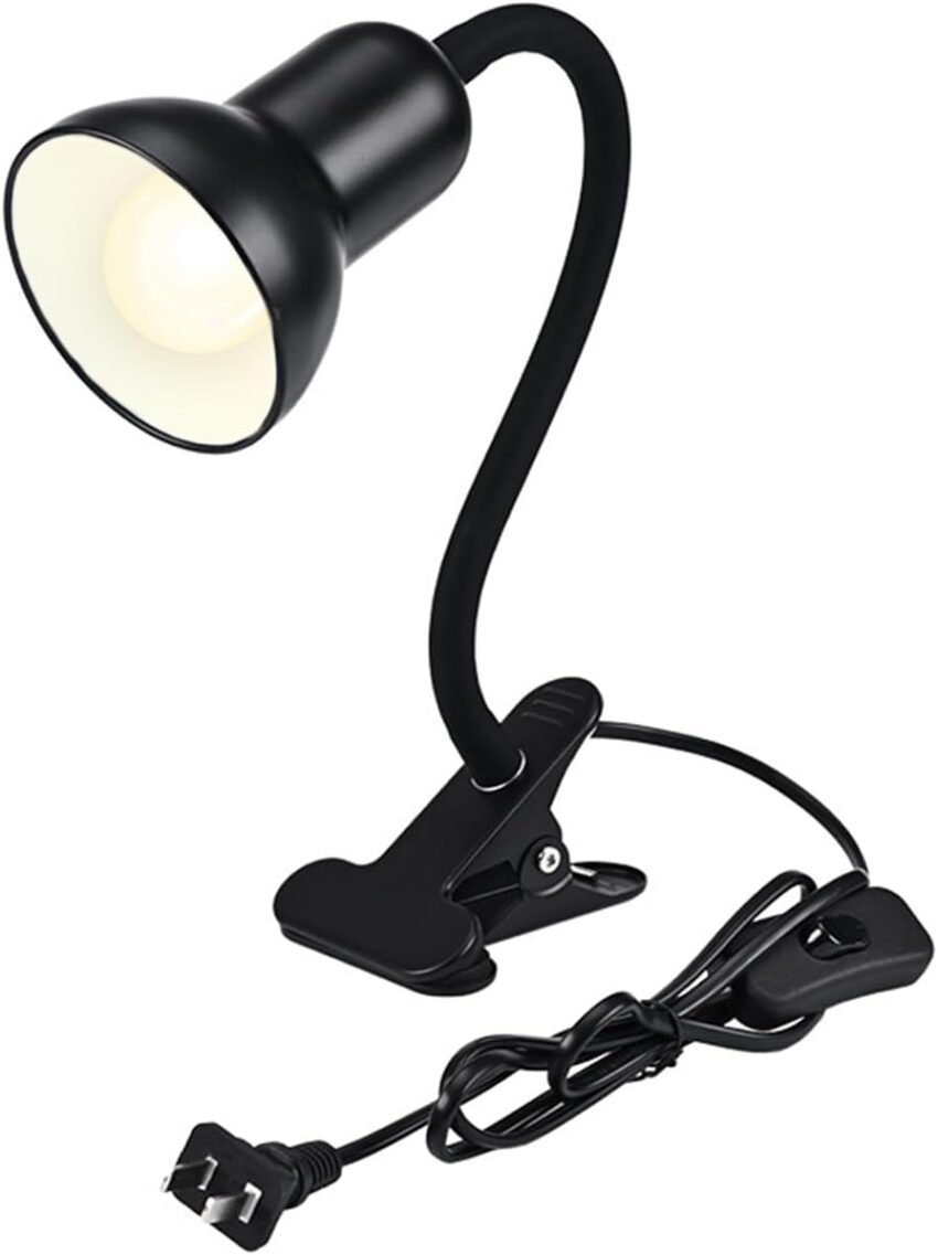 Amazon Basics Clip-On Desk Lamps