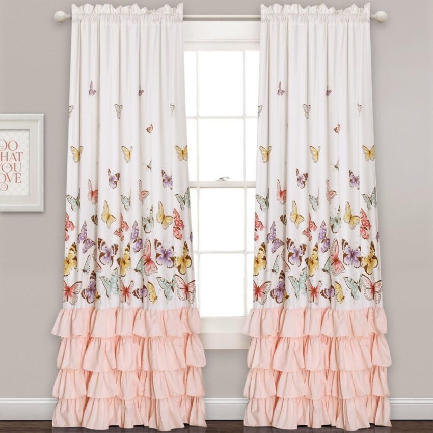 girl decor window treatments