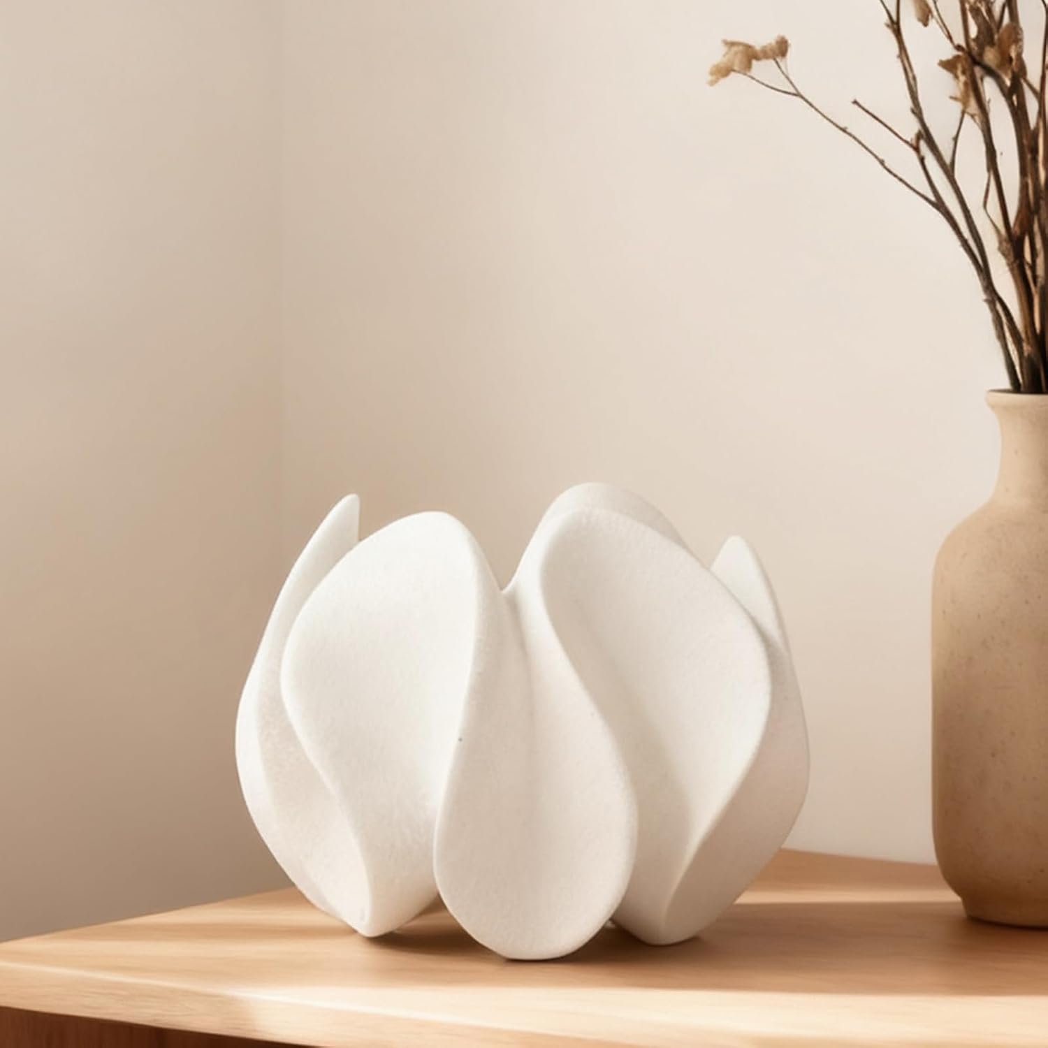 white decor accessories