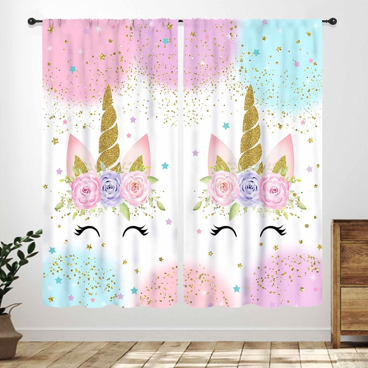girl decor window treatments