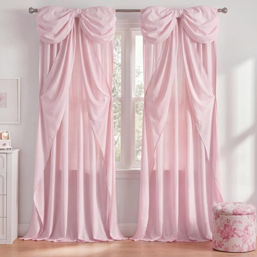 girl decor window treatments