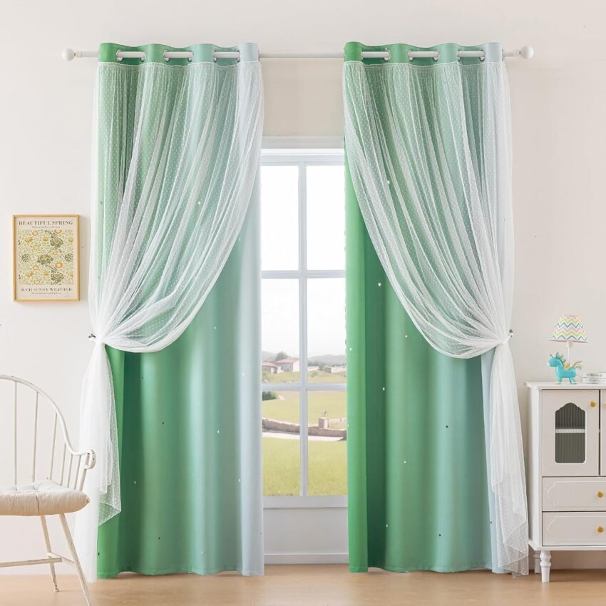 girl decor window treatments