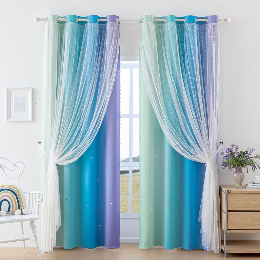 girl decor window treatments